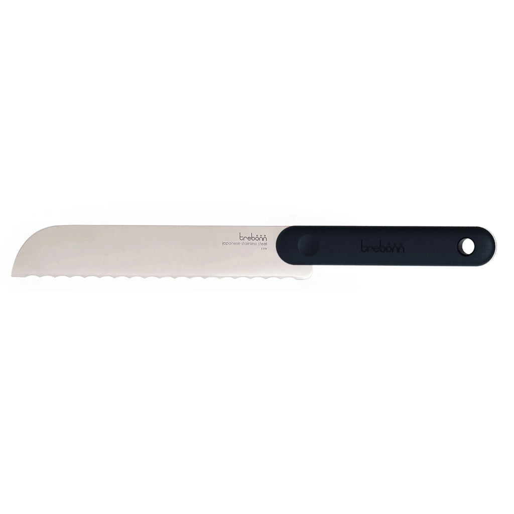 Trebonn - Bread Knife Black Edition – Japanese Stainless Steel Serrated Bread Knife