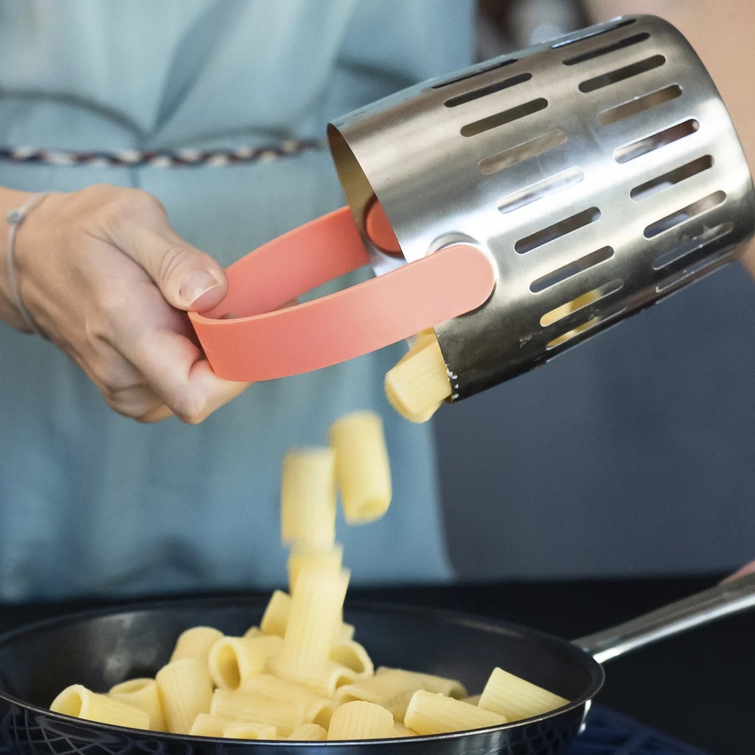Cookinpodpro – Stainless Steel Basket for Cooking Pasta, Vegetables, and Frying