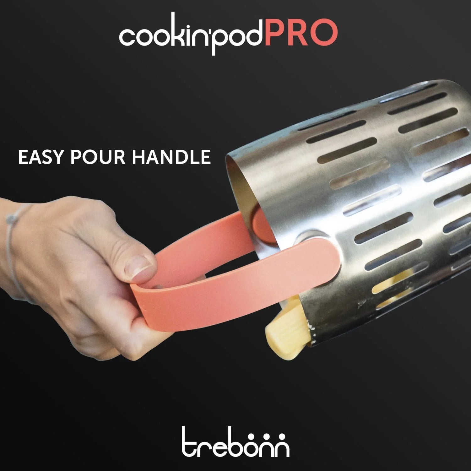 Cookinpodpro – Stainless Steel Basket for Cooking Pasta, Vegetables, and Frying
