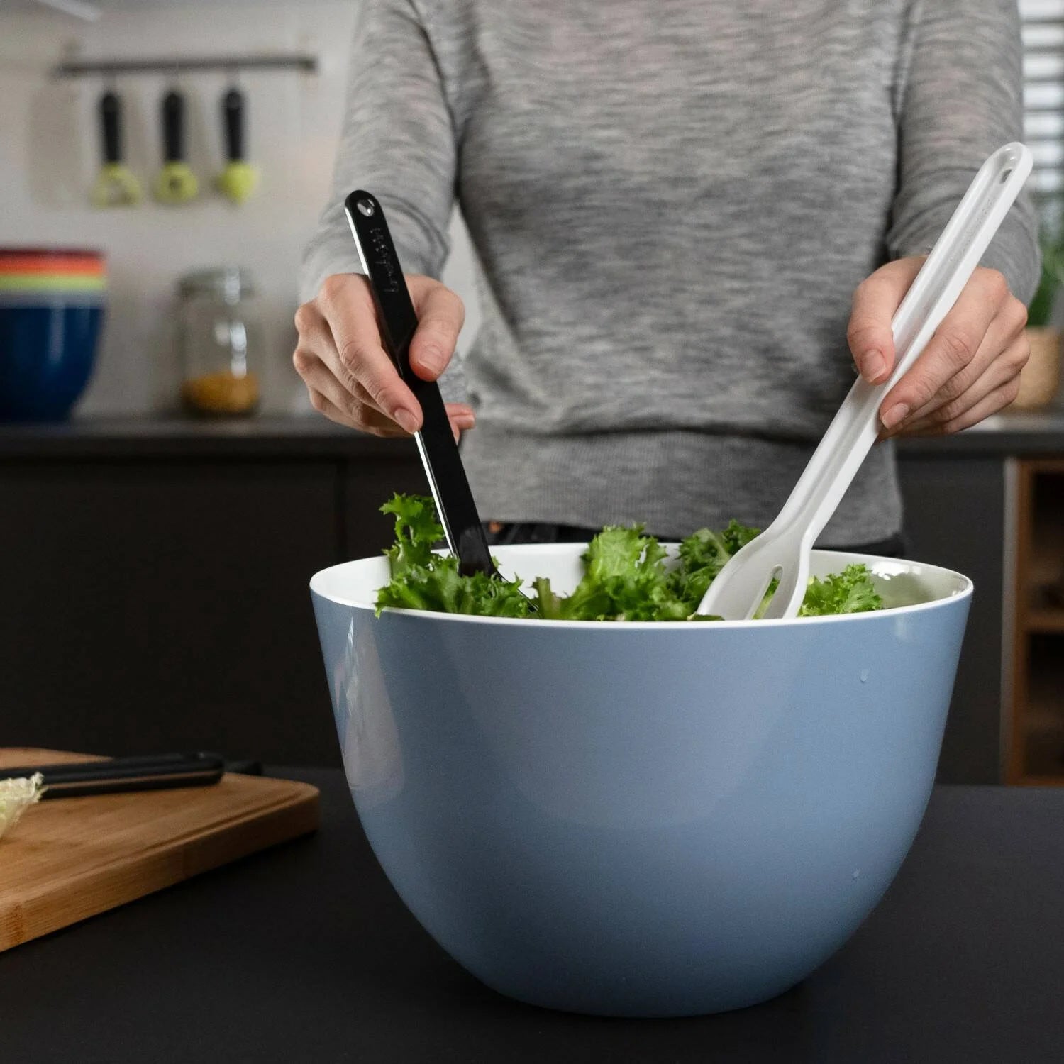 IN – Melamine Salad Serving Set