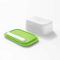 Trebonn - Breakfast – Butter Dish Set with Knife – White/Green