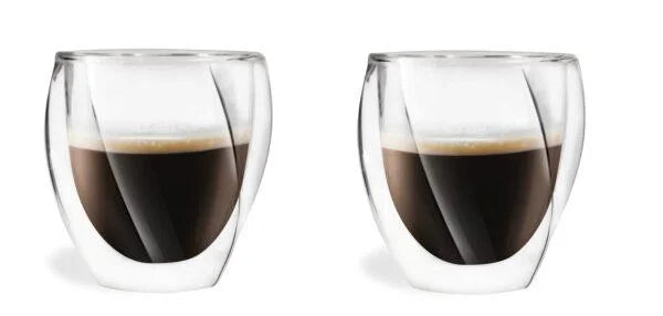 Vialli Design - Set of 2 double-walled glasses Cristallo 250ML - 25486