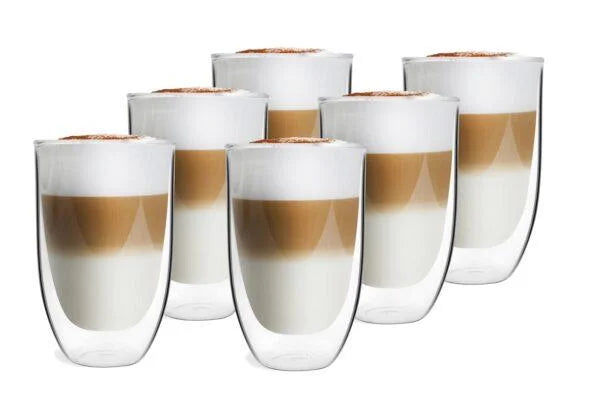 Vialli Design - Set of 6 double-walled highball thermal glasses Amo 350ML - 25455