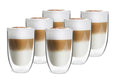 Vialli Design - Set of 6 double-walled highball thermal glasses Amo 350ML - 25455