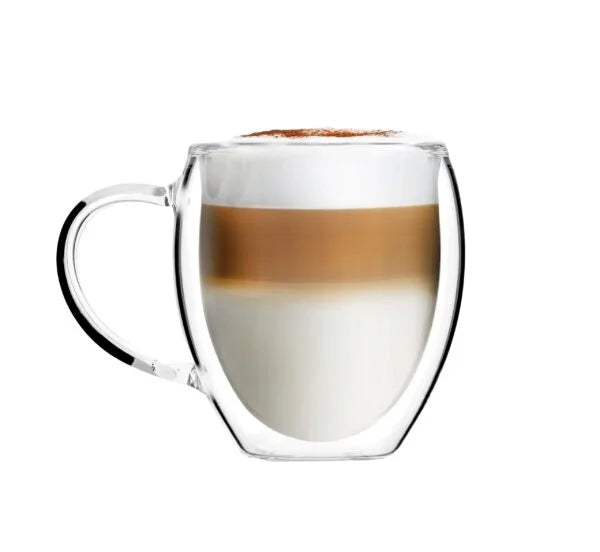 Vialli Design - Set of 2 double-walled glasses with ear Noa 250ML - 29767