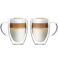 Vialli Design - Set of 2 double-walled highball glasses with earpiece Noa 360ML - 29774