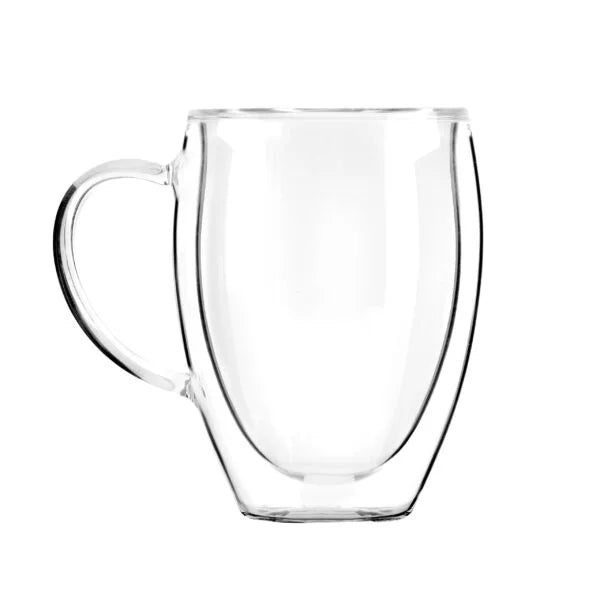 Vialli Design - Set of 2 double-walled highball glasses with earpiece Noa 360ML - 29774