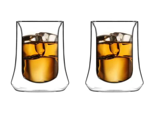 Vialli Design - Set of 2 Soho double-walled low glasses 240ML - 8920