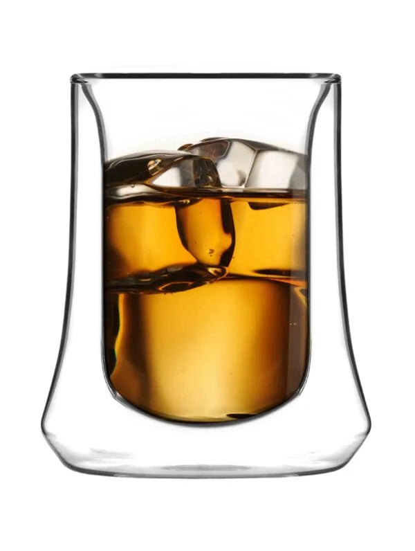 Vialli Design - Set of 2 Soho double-walled low glasses 240ML - 8920