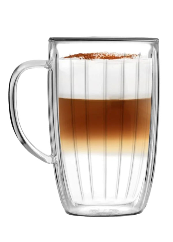 Vialli Design - Set of 2 highball glasses with handle Tulip 350ML - 8975