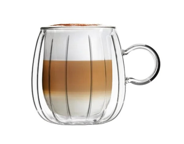 Vialli Design - Set of 2 glasses with handle Tulip 350ML - 8814