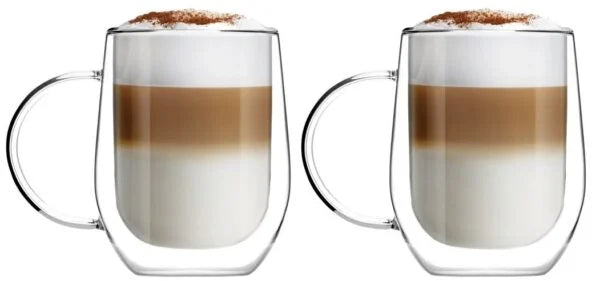 Vialli Design - Set of 2 double-walled glasses Amo 300ML - 8616