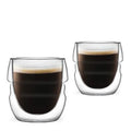 Vialli Design - 2 double-walled espresso glasses 70ML - Sferico 7947