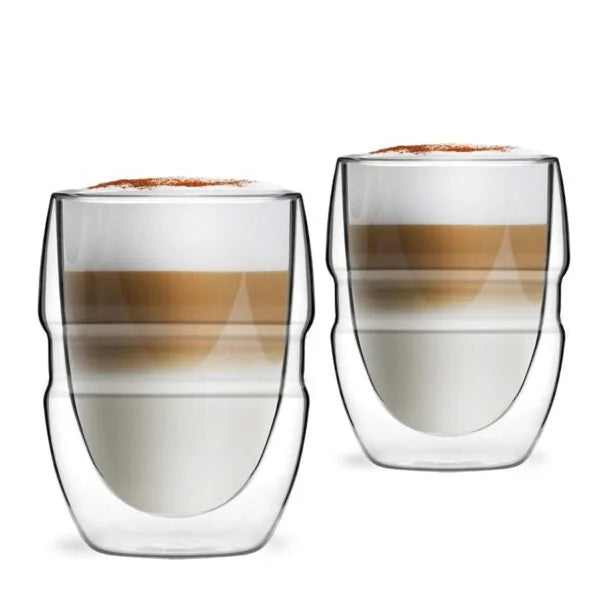 Vialli Design - Set of 2 double-walled glasses 300ML - Sferico 7961