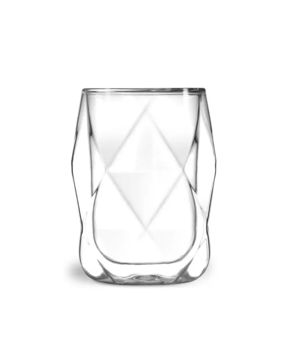 Vialli Design - Set of 2 double-walled glasses Geo 250ML - 7572