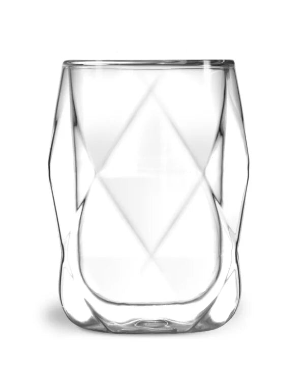 Vialli Design - Set of 2 double-walled glasses Geo - 350ML - 7589