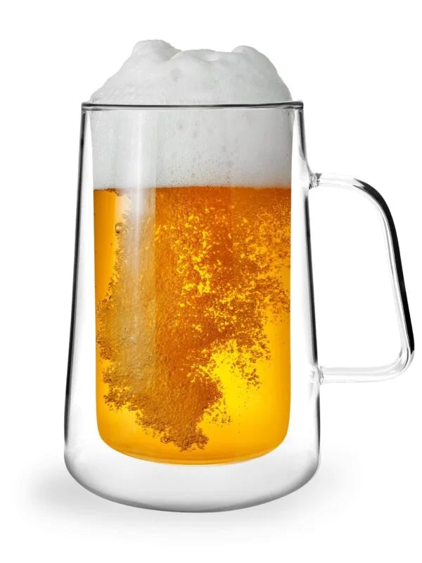 Vialli Design - Set of 6 double-walled glasses 300ML - Diva 27541