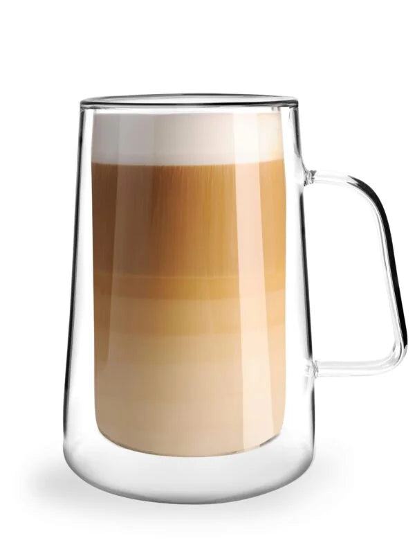 Vialli Design - Set of 6 double-walled glasses 300ML - Diva 27541