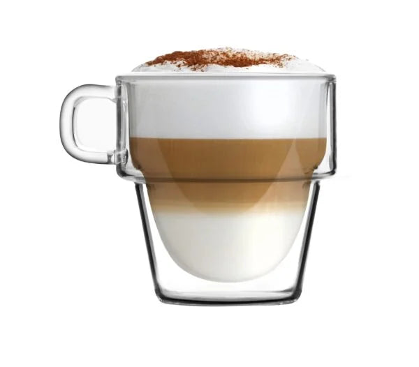 Vialli Design - Set of 6 double-walled glasses 150ml 280ml 350ML - Senso 27466