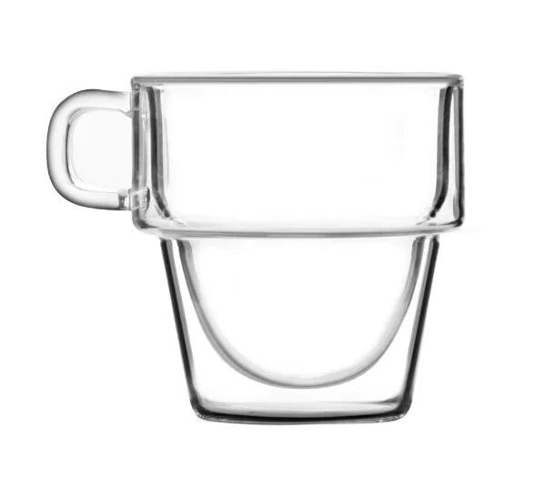 Vialli Design - Set of 6 double-walled glasses 350ML - Senso 27459