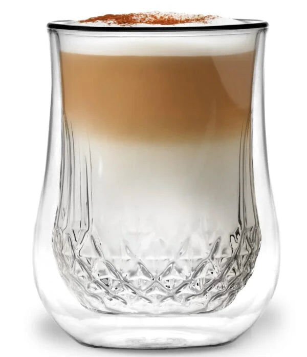 Vialli Design - Set of 2 double-walled glasses Diamante 300ML - 25844