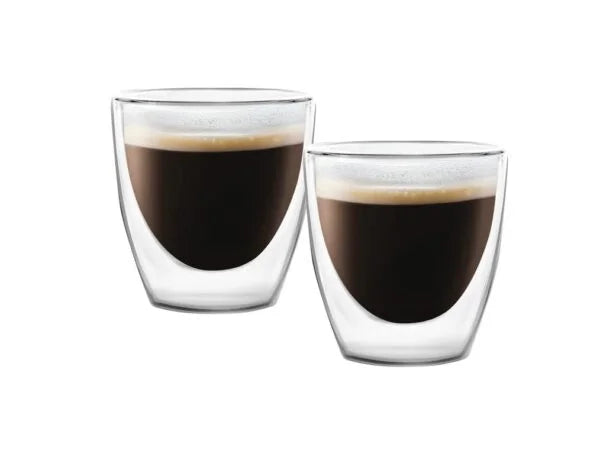 Vialli Design - Set of 2 double-walled espresso cups Amo 80ML - 25837