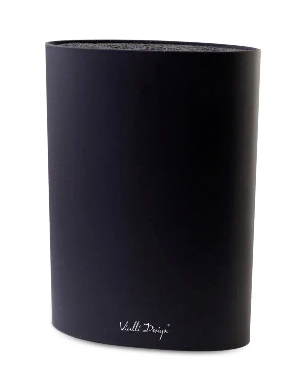 Oval knife stand Nero 30379