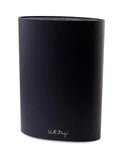 Oval knife stand Nero 30379
