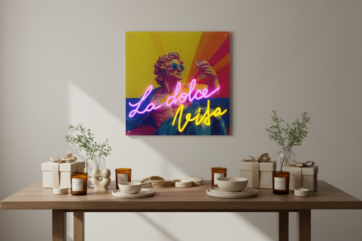 Clean lifestyle interior without doors