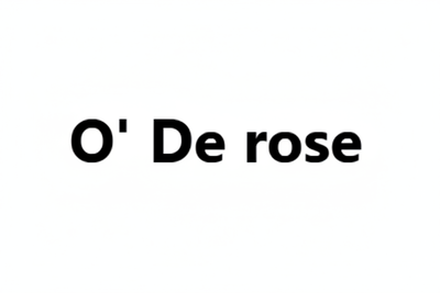 O' De rose high quality logo